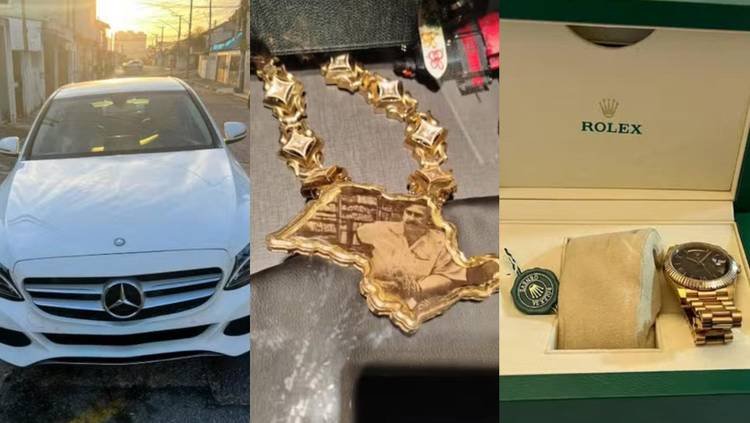 Joia apreendida pela PF