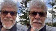 O ator aposentado apareceu em seu sítio em Itaipava e falou sobre gratidão e bem-estar, recebendo declarações carinhosas de colegas de TV