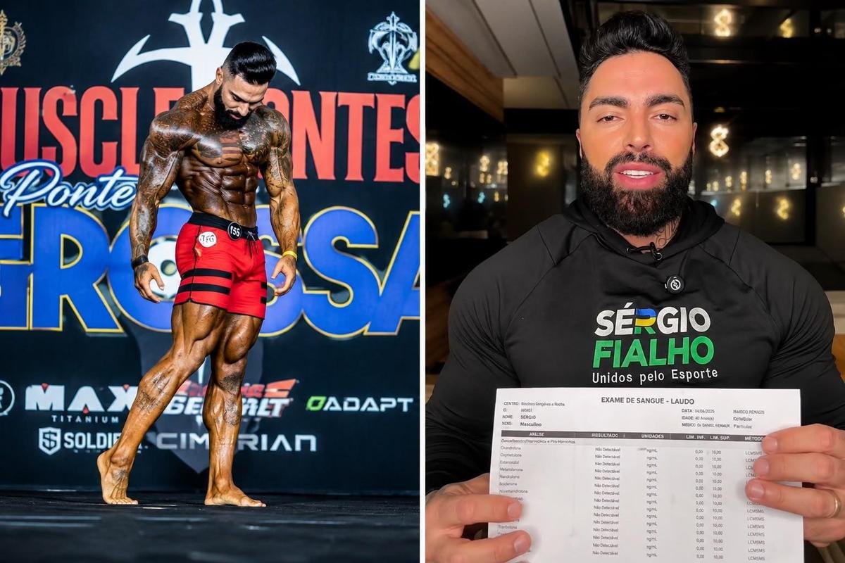Fisiculturista faz 'antidoping voluntário' para provar que não usa bomba