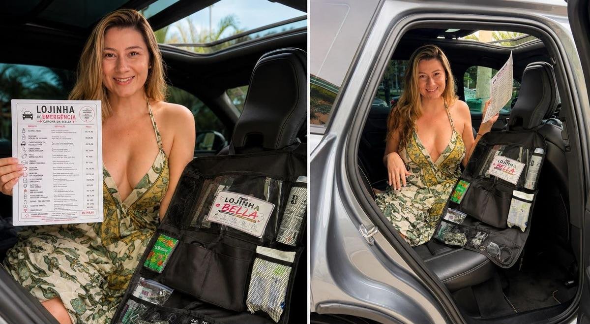 Influencer cria 'lojinha' dentro de carro para clientes infiéis; entenda
