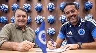 Artur Jorge revela responsabilidades ap�s renova��o e detalha projeto - foto: Gustavo Aleixo/Cruzeiro