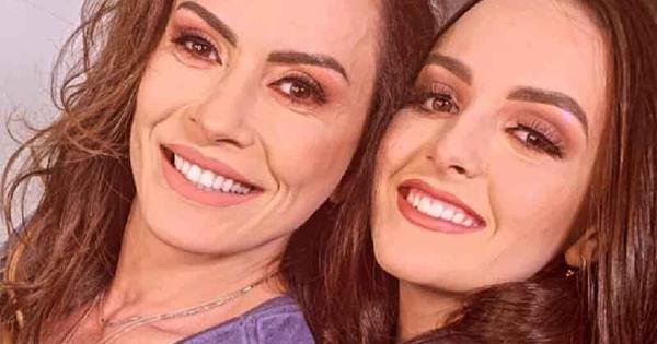 Nubia Oliiver posta fotos raras com a filha de 18 anos e se declara ...
