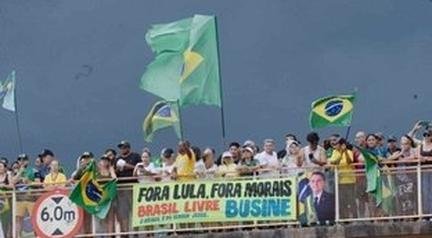 Caminhada de Nikolas se aproxima de Bras�lia em meio � proibi��o de atos na Papuda