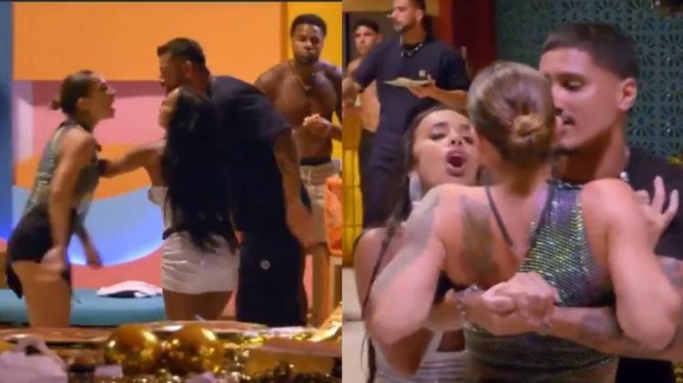 Martina e Nizam, pe�es da 17� edi��o do reality rural, j� protagonizaram uma briga feia em outra atra��o