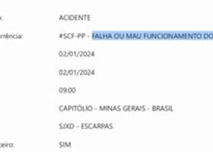 Queda de helic�ptero em Furnas: relat�rio aponta falha no motor