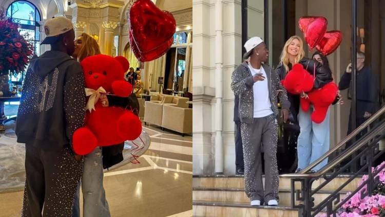 Virg�nia Fonseca e Vinicius J�nior trocam beijos