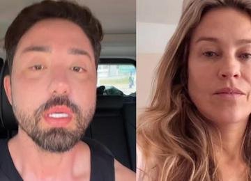 Rico Melquiades parte para cima de Luana Piovani: 'Se feche, se cale'