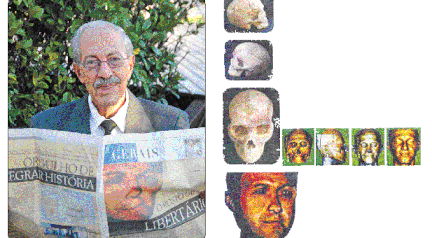 Tecnologia para reconstituir  uma face da Inconfid�ncia