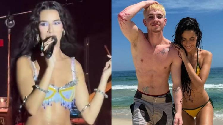 Cantora voltou a falar sobre a trajet�ria do namorado na casa mais vigiada do pa�s