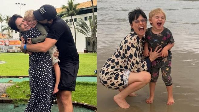 Fernanda Vasconcellos revela prazer em cuidar do filho sem ajuda