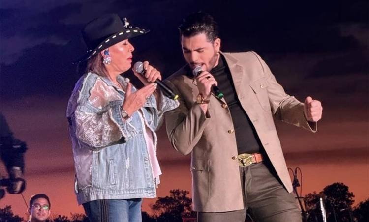 Allisson Rodrigues participa da gravação do DVD de 40 anos de carreira de Roberta Miranda