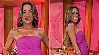 Patrícia Poeta celebra volta à TV e exibe físico definido em treino