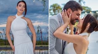 Julia Gama sela união civil com Victor Oliveira em cerimônia intimista; confira