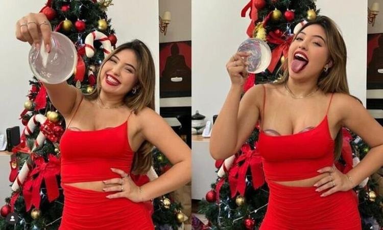 Influenciadora digital � alvo de cr�ticas ao sortear pr�teses de silicone nas redes