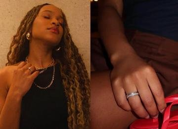 Rebeca Andrade ganhou aliança de compromisso? Foto de ginasta agita fãs
