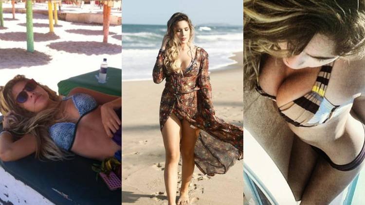 Karoline Lima relembra o corpo natural de 12 anos atr�s