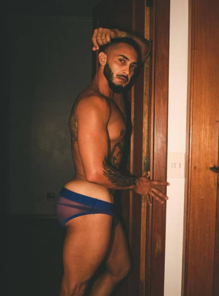 F�bio Alves, muso da escola de samba S�o Clemente.