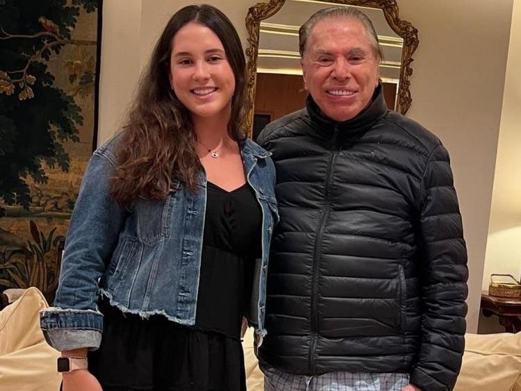 Amanda Abravanel e Silvio Santos