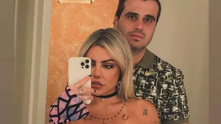 A influenciadora Liziane Gutierrez e Toni.