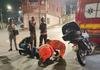 Motociclista fica ferida ap�s colis�o com caminhonete no bairro Hamilton, em Itabira
