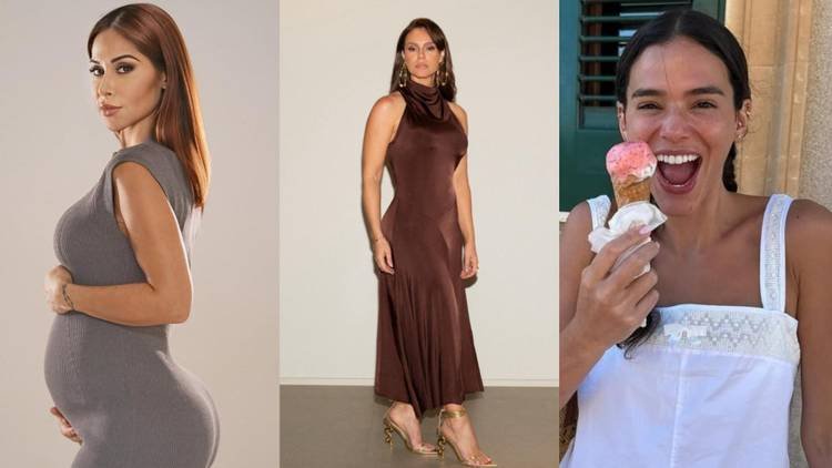 Ma�ra Cardi, Paolla Oliveira e Bruna Marquezine 