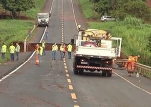 Confira os trechos das rodovias do estado que est�o interditados