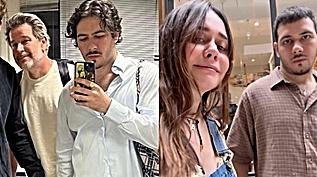 Filho de Murilo Benício posa para fotos em meio ao lixo de Paris