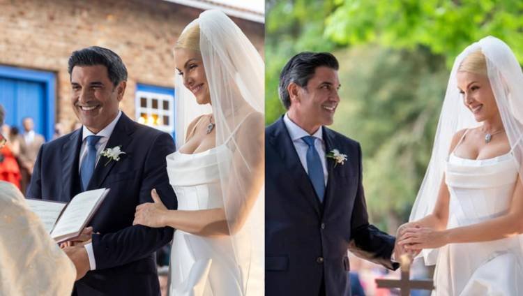 Ana Hickmann e Edu Guedes