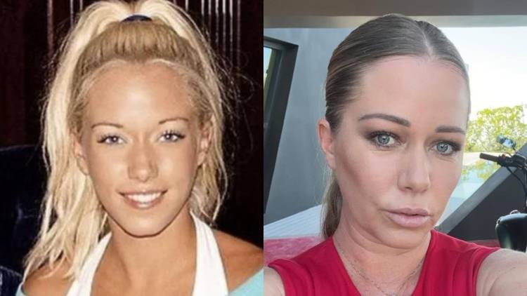 Kendra Wilkinson, aos 40 anos, diz estar feliz e em paz com seu corpo atual
