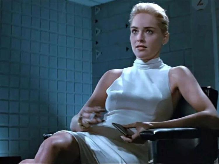 Sharon Stone em Instinto Selvagem