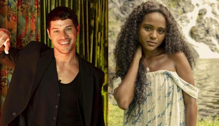 Montagem de fotos Jos� Loreto e Duda Santos