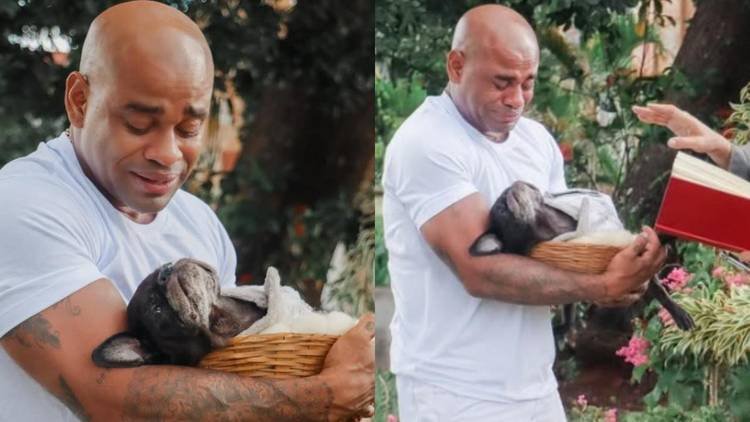 Cezar Black divide a opini�o do p�blico ap�s compartilhar 'book f�nebre' de seu pet de estima��o