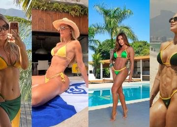 De Virginia a Deborah Secco: o biquíni que está dominando a Copa do Mundo
