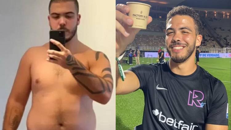 O filho do astro do futebol revelou como decidiu dar in�cio ao seu processo de emagrecimento