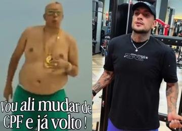 MC Binn perde quase 50 kg, mas faz desabafo sobre vida amorosa