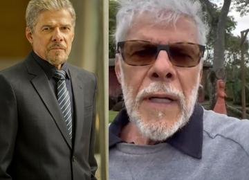 José Mayer reaparece em velório de Gracindo Jr. após 7 anos longe da Globo