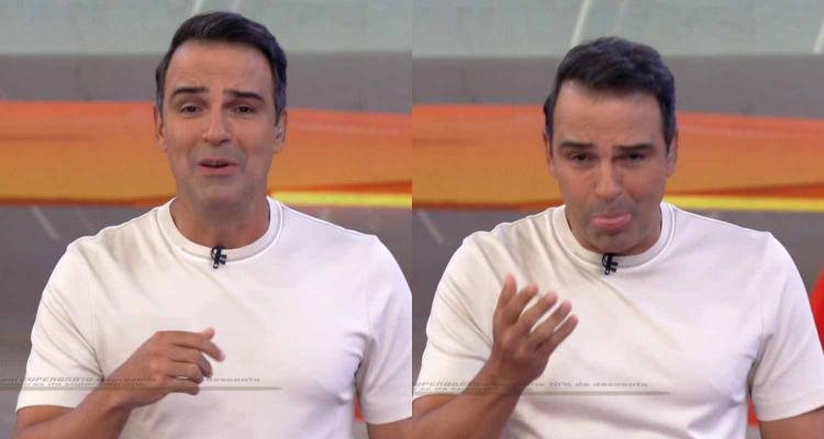 O apresentador Tadeu Schmidt.