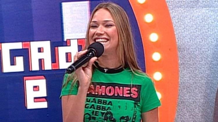 Fabiana Saba na �poca em que apresentava o programa 