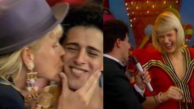 Xuxa presta homenagem ao ex-paquito Robson Barros