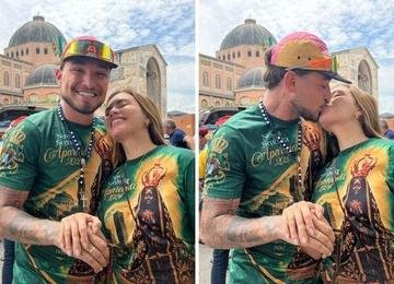 MC Gui pede namorada em casamento após romaria de 170 km e emociona fãs