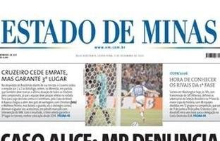 CONFIRA A CAPA DO ESTADO DE MINAS DO DIA 5/12/2025