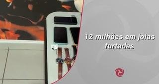 Dupla presa com R$ 12 milh�es em joias roubadas