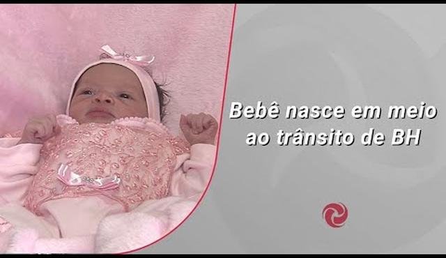 Beb� nasce em meio ao tr�nsito de BH