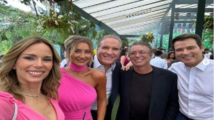 Ana Furtado, Ana Paula Siebert, Justus, Boninho e Celso Portiolli