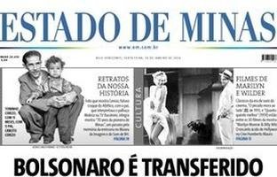 CONFIRA A CAPA DO ESTADO DE MINAS DO DIA 16/01/2026