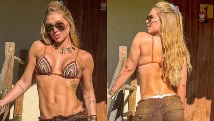 Virginia Fonseca posa de biqu�ni 