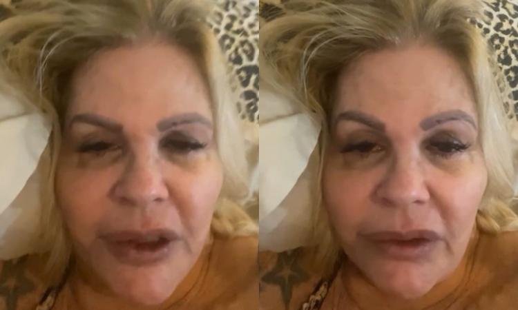 Diagnosticada com dengue, Monique Evans, fica de cama e desabafa: 'N�o consigo comer'