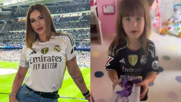 Maria Alice surgiu usando uma camiseta do futuro padrasto nas redes sociais e dividiu opini�es