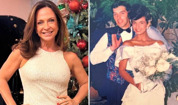 Claudia Ten�rio e Ricardo Monteiro celebram 34 anos de uni�o