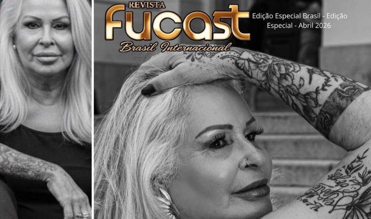 Regina Chiumento vira capa de revista e apresenta biografia em S�o Paulo